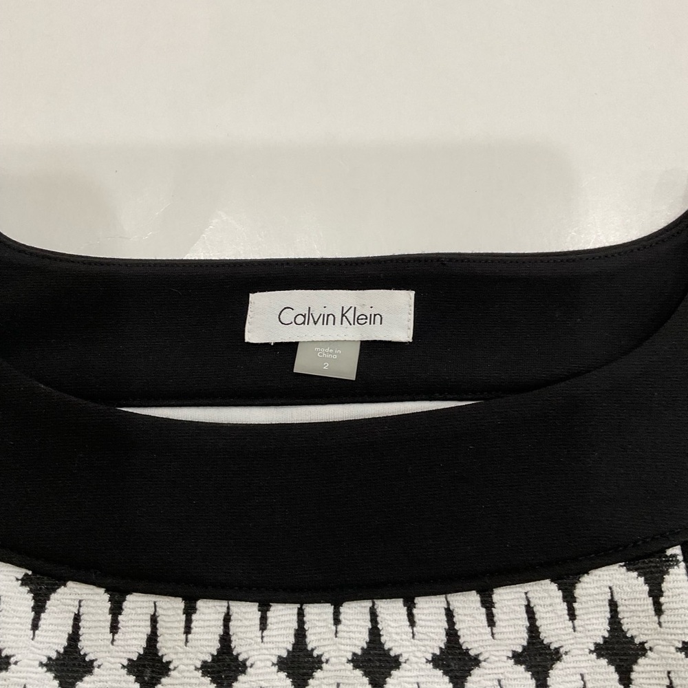 Calvin Klein Black and White Dress - Picture 6 of 6